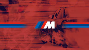 Moto Nyekundu wa BMW M Smoky — Bmw Picha ya Ukuta