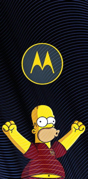 Motorola And Simpson — Motorola Picha ya Ukuta