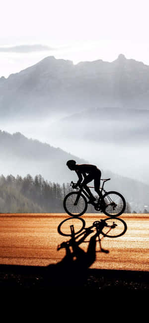 Mountain Bike Iphone — Vivo V60 Lite Picha ya Ukuta