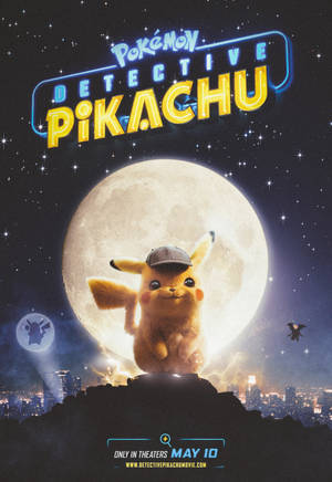 Poster ya Filamu Detective Pikachu wallpaper — Oppo Pad 5 Picha ya Ukuta