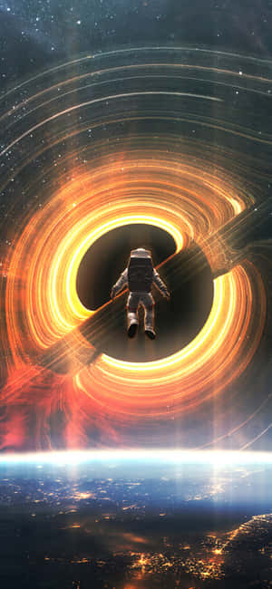 Mpango wa Black Hole — Galaxy F56 Picha ya Ukuta
