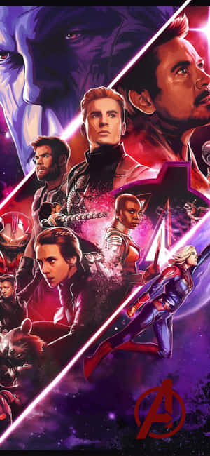 Mpango wa Iphone Xs Avengers — iPhone 16 Pro Max Picha ya Ukuta