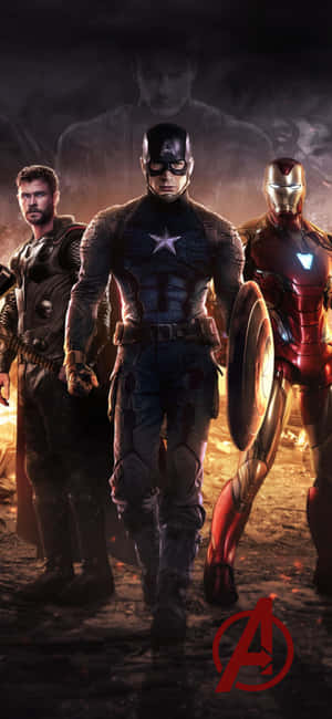 Mpango wa Iphone Xs Avengers — Motorola Edge Picha ya Ukuta