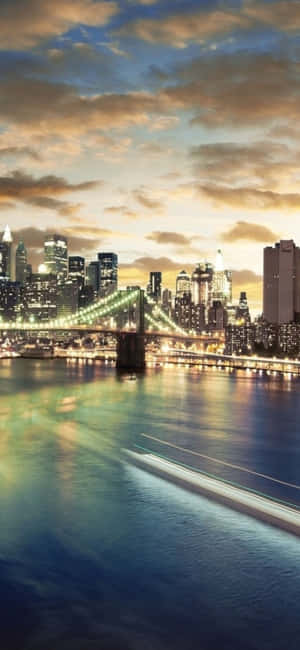 Iphone Xs Ny City Background — Nubia Focus 2 Picha ya Ukuta