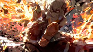Mandhari ya Vita ya Anime — Moto Picha ya Ukuta