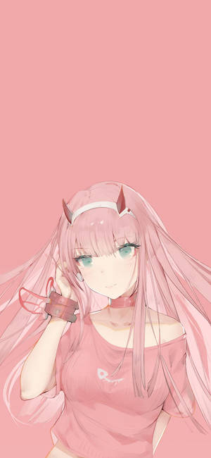 Picha ya msichana wa aesthetic wa rangi ya waridi — Pastel pink aesthetic Picha ya Ukuta