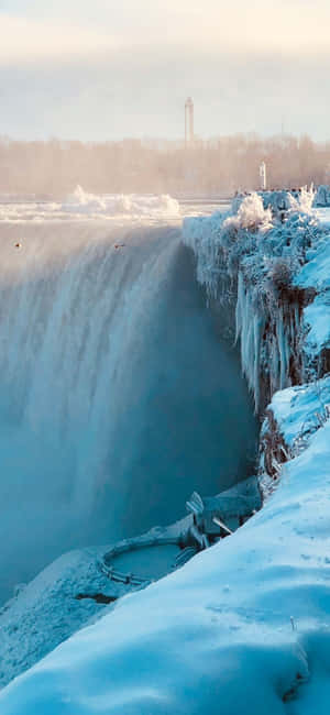 Iphone X Niagara Falls Background — Moto G67 Picha ya Ukuta
