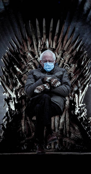 Msimu wa Baridi Simu Game Of Sanders — Mchezo wa viti vya enzi Picha ya Ukuta