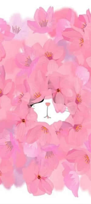 Msimu wa Miti ya Sakura na Paka wa Kuficha
