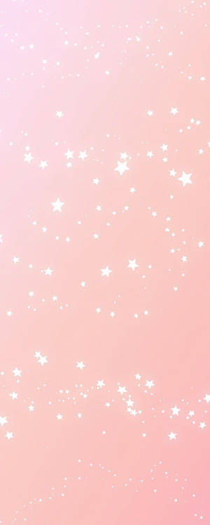Mstari wa Nyota kwenye Background ya Pink Kawaii — Pink ya kawaii Picha ya Ukuta