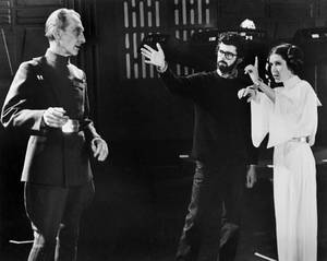 Mtaalamu wa Filamu wa Uingereza Peter Cushing — Star wars Picha ya Ukuta
