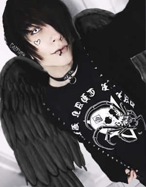 Picha za urembo za Emo — Emo aesthetic GIF Picha ya Ukuta