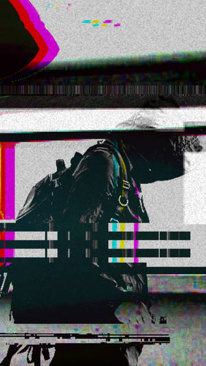 Mtu wa Aesthetic wa Trippy Mwenye Mfuko