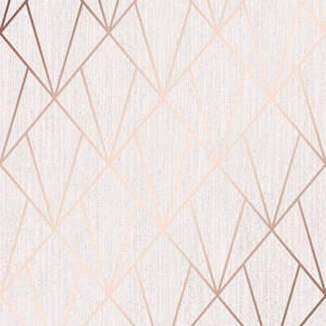 Fremu za jiometri za rose gold wallpaper — Tecno Phantom Picha ya Ukuta