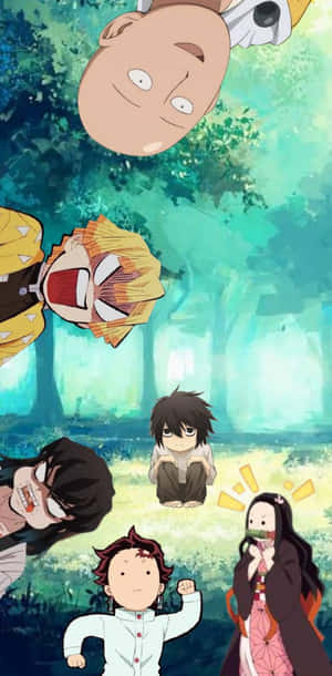 Mazingira ya Anime ya Kicheko — Anime za Kuchekesha Picha ya Ukuta