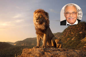 Mufasa James Earl Jones — Simba Picha ya Ukuta