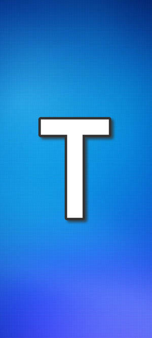 Letter T grid pattern wallpaper — 1440x3200 Picha ya Ukuta