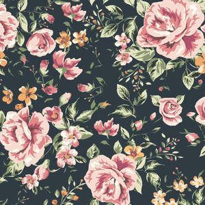 Classic Floral Pattern wallpaper — Tecno Phantom V Flip Picha ya Ukuta