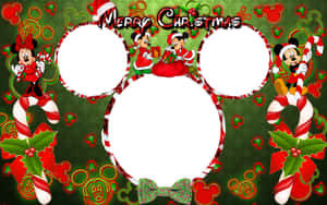 mwafaka wa krismasi wa mickey mouse — Krismasi ya disney Picha ya Ukuta