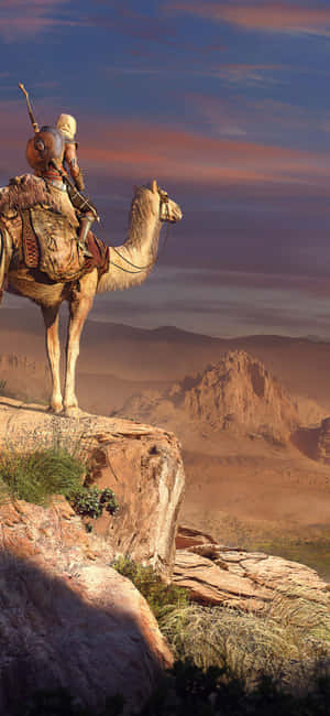 Iphone X Assassin's Creed Origins Background — Realme Neo7x Picha ya Ukuta