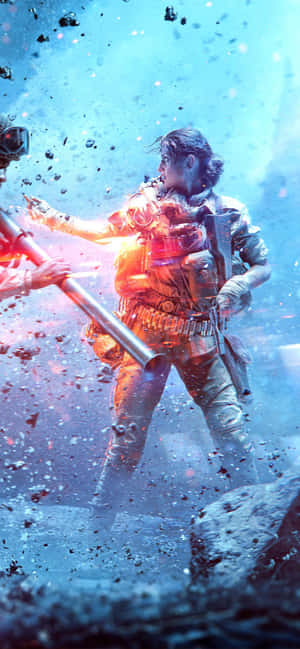 Hd Battlefield V Background — Realme GT 7T Picha ya Ukuta