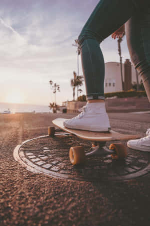 Picha za Mwanamichezo wa Skateboard