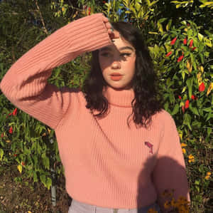 Picha za Mrembo wa Mwanamke — Pastel pink aesthetic Picha ya Ukuta