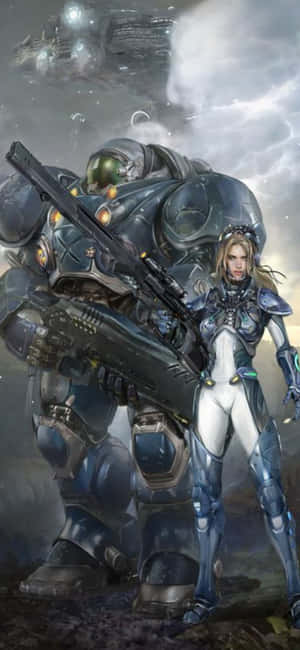 Iphone X Starcraft Ii Mazingira — Honor X5d Plus Picha ya Ukuta