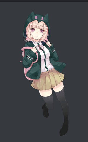 School Girl Chiaki Nanami wallpaper. — Galaxy Tab S10 Lite Picha ya Ukuta