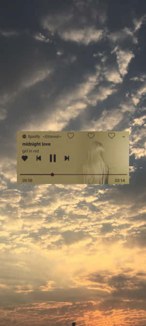 Mwanamume ameketi ndani ya ndege angani — Aesthetic music Picha ya Ukuta
