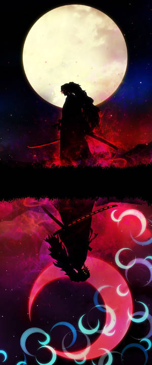 Demon Slayer Kokushibo — Motorola Razr Picha ya Ukuta