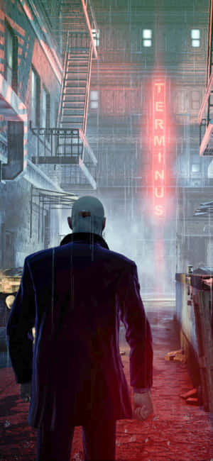 Iphone X Hitman Absolution Background — Vivo T4 Picha ya Ukuta