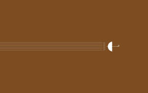 Picha ya mandharinyuma ya Mwavuli wa Aesthetic wa Beige na Brown — Aesthetic brown Picha ya Ukuta
