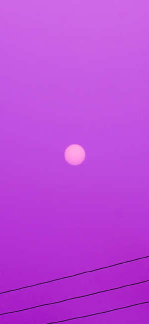 Iphone Lavender Aesthetic Moon Sky — Tecno Spark Go 3 Picha ya Ukuta
