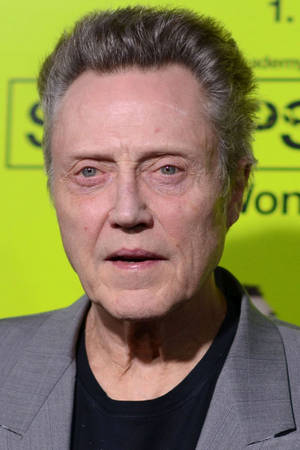 Mwigizaji Mkuu Christopher Walken Wakati wa Filamu — Huawei MatePad Edge Picha ya Ukuta
