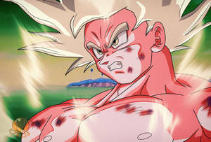 Mwitwa wa Kijani wa Goku Ultra Instinct — Ultra Instinct Goku Picha ya Ukuta