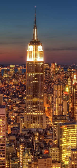Iphone Xs Ny City Background — Honor Play 60A Picha ya Ukuta