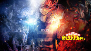 My Hero Academia No.39 Todoroki Mrembo wallpaper — Todoroki mzuri Picha ya Ukuta