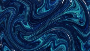Mchoro wa kufikirika wa marumaru ya kioevu yenye rangi ya bluu iliyokolea yenye mizunguko ya navy na teal. — Aesthetic ya bluu iliyokolea Picha ya Ukuta