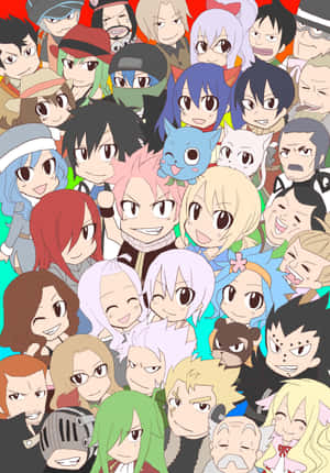 Urembo wa Fairy Tail — Katuni ya urembo Picha ya Ukuta