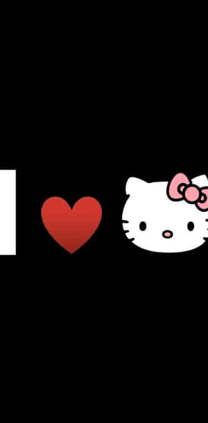 Nampenda PFP Hello Kitty — Hello kitty GIF Picha ya Ukuta