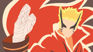 Naruto Baryon Mode Sanaa ya Vector — Naruto Baryon Mode Picha ya Ukuta