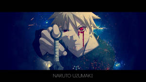 Picha ya Mandhari ya Naruto Mkuu Anayevuja Damu — Naruto kuu Picha ya Ukuta