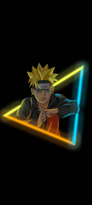 Naruto Neon Aesthetic Iphone — iPhone 15 Pro Picha ya Ukuta