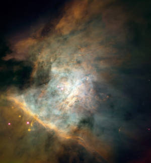 Nebula ya Majestic katika Mwendo wa Juu — Oppo Find N5 Picha ya Ukuta