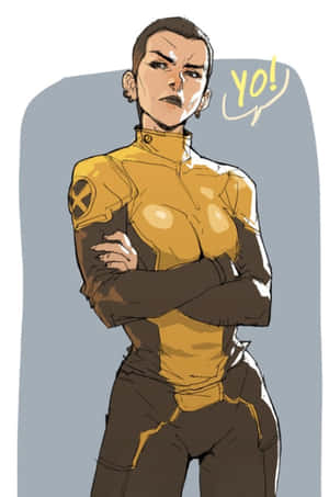 Negasonic Teenage Warhead Katika Hatua — Xiaomi 18 Fold Picha ya Ukuta