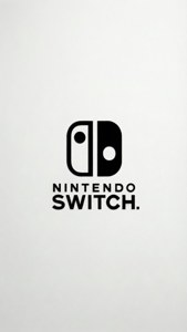 Muundo safi na rahisi unaoangazia nembo ya Nintendo Switch. — iPhone 6 Picha ya Ukuta