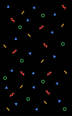 Neon shape pattern wallpaper — Lenovo Tab Picha ya Ukuta