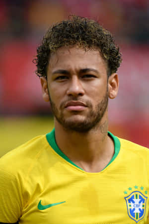 Neymar Jr akicheza wakati wa mechi — Neymar Picha ya Ukuta