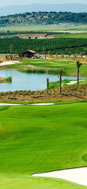 Mandhari ya Uwanja wa Golf ya Iphone X — POCO M8x Picha ya Ukuta